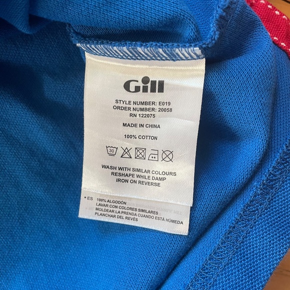GILL MARINE Men’s Polo Shirt Sailing Yacht Fishing Nautical Racing Tech Apparel - Picture 6 of 11